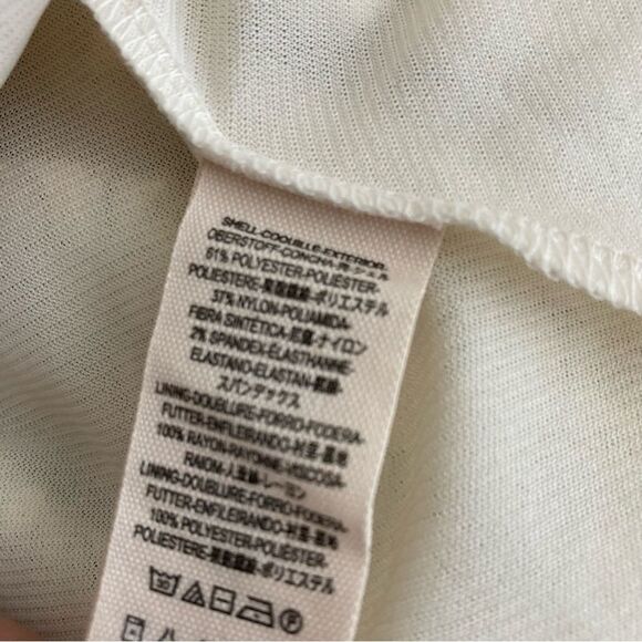 Free People Cream Lace Gold Metallic Ombre Dress Size Small - Picture 13 of 14